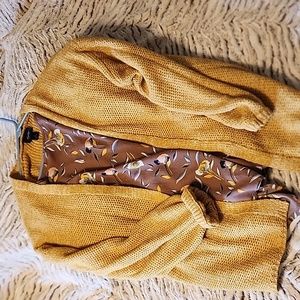 Daytrip Mustard Cardigan S